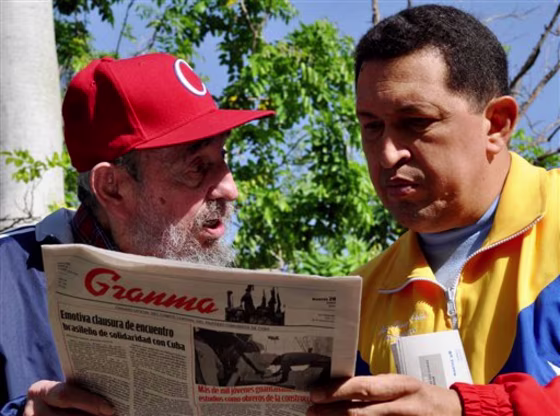 Fidel Castro, Hugo Chavez